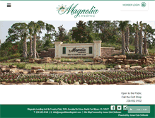 Tablet Screenshot of magnolialandingclub.com